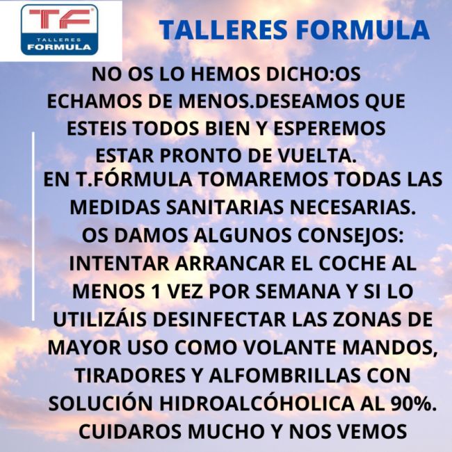 TALLERES FORMULA)